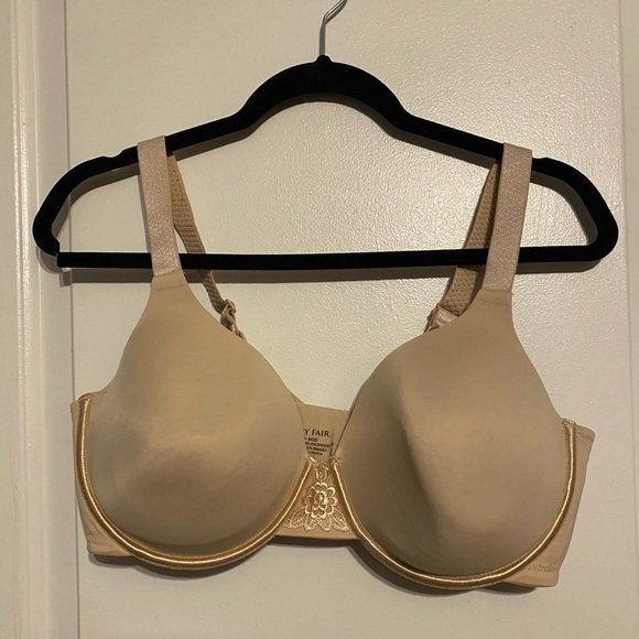 Vanity Fair Women's Tan Bra Adjustable Strap sz 49D - Picture 2 of 9